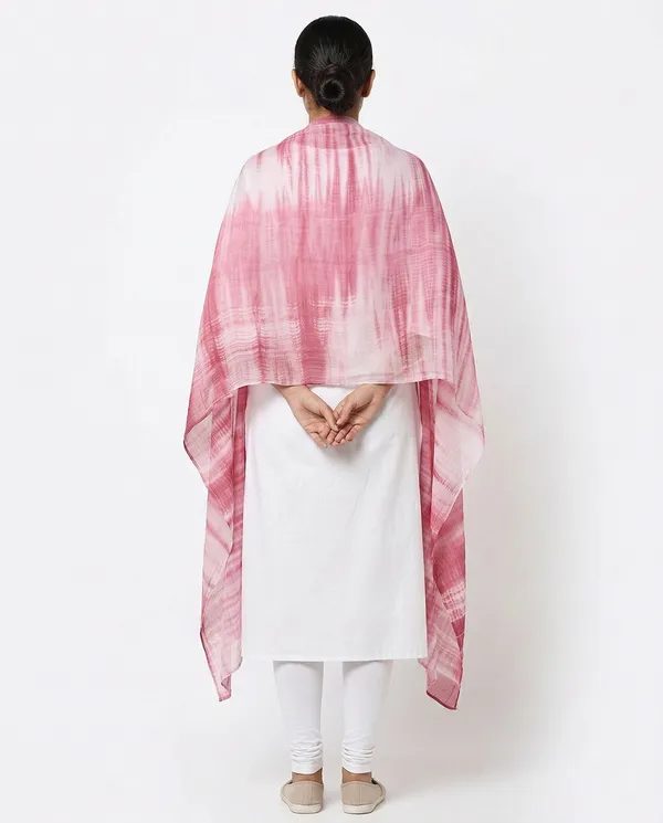 Pink_Chiffon_Tie-Dye_Dupatta_For_Women