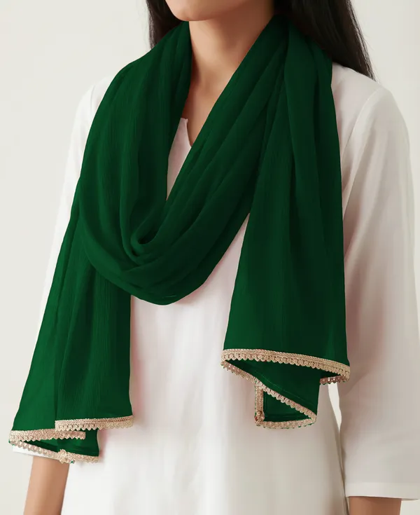 Green_Textured_Draped_Dupatta_for_Women