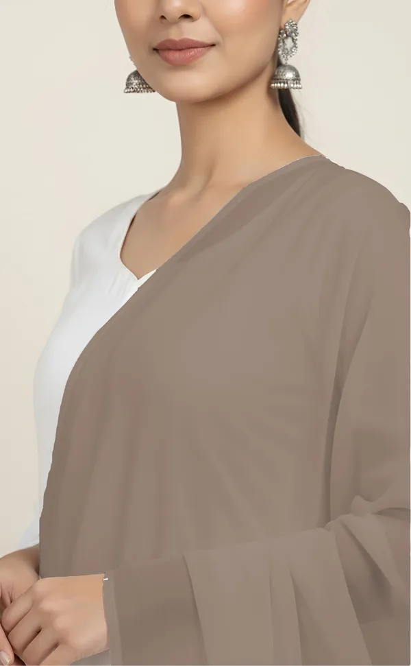 Taupe_Solid_Tassel_Dupatta_for_Women