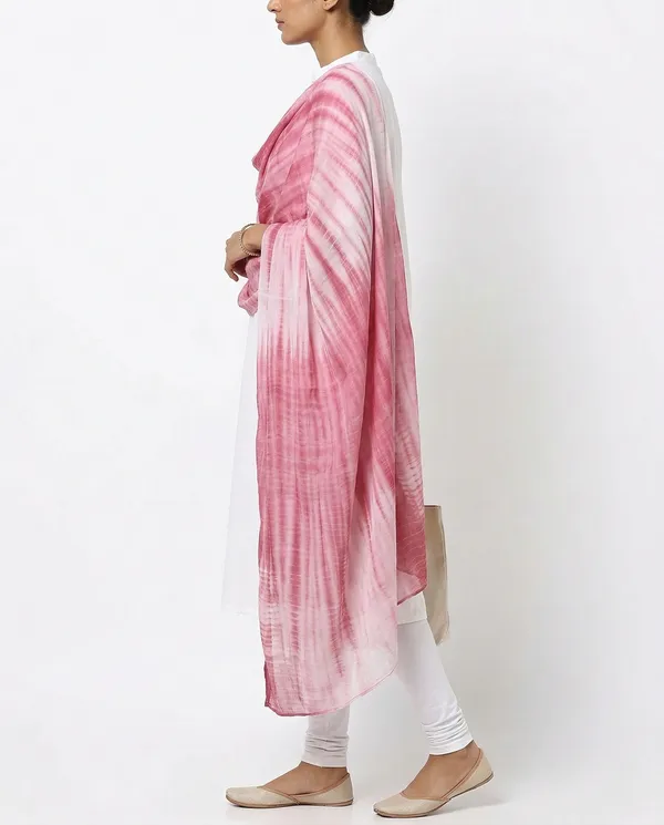 Pink_Chiffon_Tie-Dye_Dupatta_For_Women