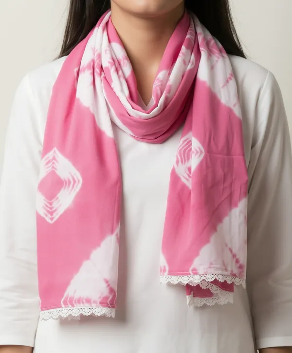 Pink_Printed_Lace_Trim_Scarf_for_Women