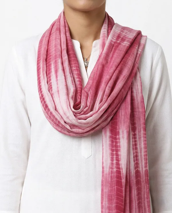 Pink_Chiffon_Tie-Dye_Dupatta_For_Women