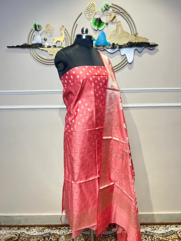 Pink_Silk_Floral_Suit_for_Women