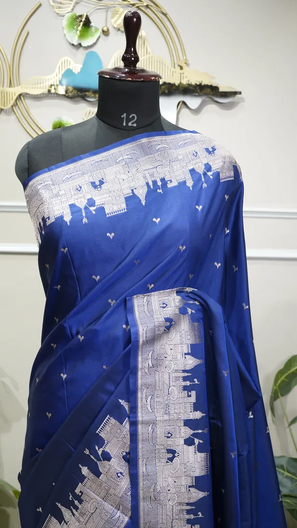 Pure_Mushroo_Silk_Banarasi_Ghaat_Saree