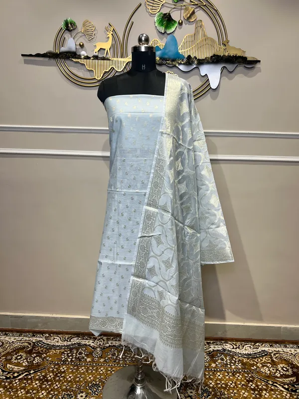 Light_Blue_Organza_Embroidered_Suit_for_Women