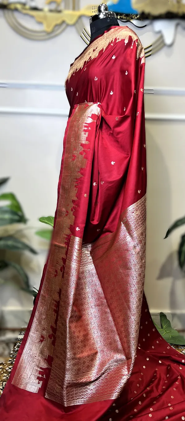Pure_Mushroo_Silk_Banarasi_Ghaat_Saree