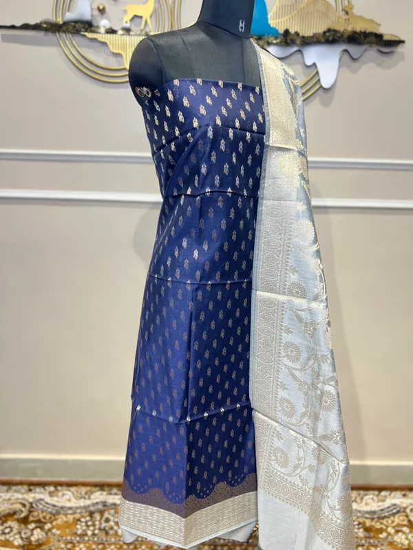 Blue_Woven_Zari_Suit_for_Women