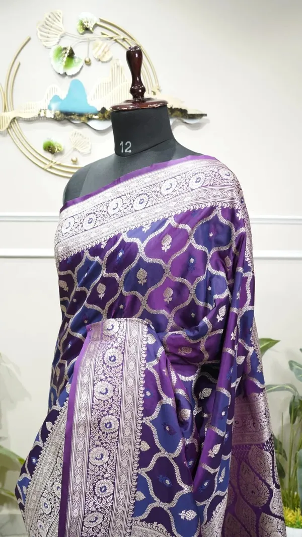 Banarasi_Mushroo_Silk_Rang_Kaat_Saree
