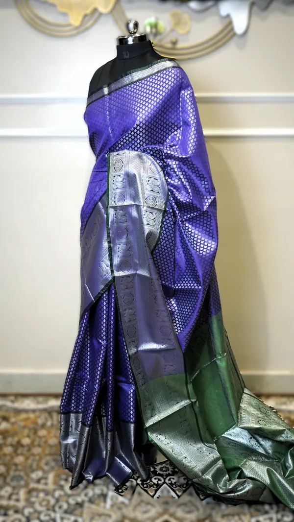 Banarasi_Raw_Silk_Saree_With_Paithni_Boarder