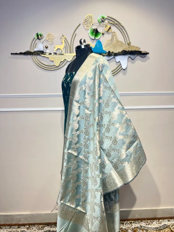 Teal_Blue_Printed_Ethnic_Suit_Set_With_Dupatta_for_Women