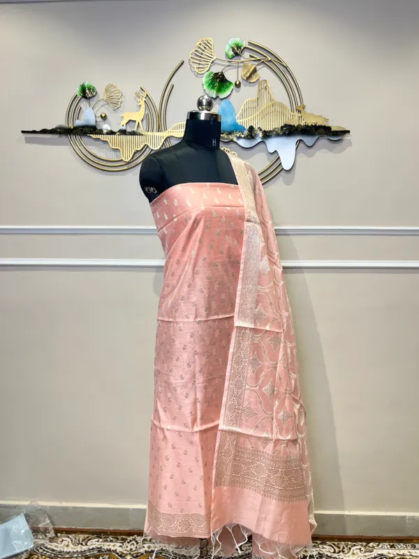 Peach_Woven_Suit_for_Women