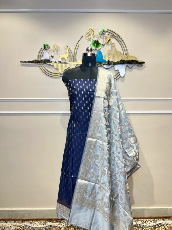 Blue_Woven_Zari_Suit_for_Women