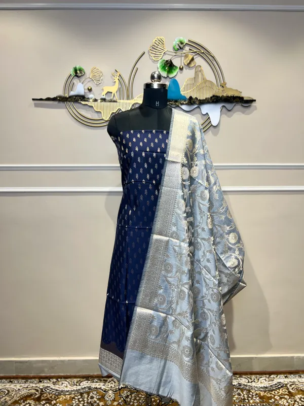 Blue_Woven_Zari_Suit_for_Women