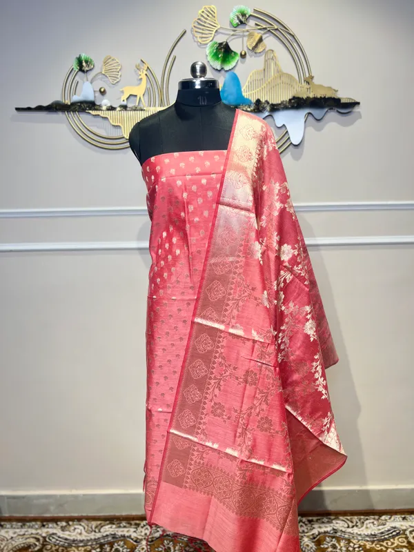 Pink_Silk_Floral_Suit_for_Women
