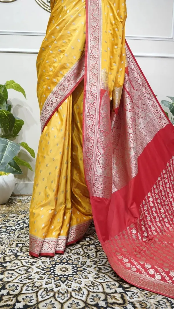 Banarasi_Mushroo_Silk_Contrast_Saree