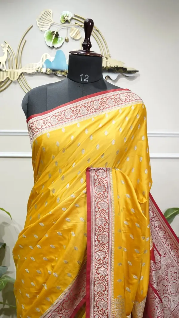 Banarasi_Mushroo_Silk_Contrast_Saree