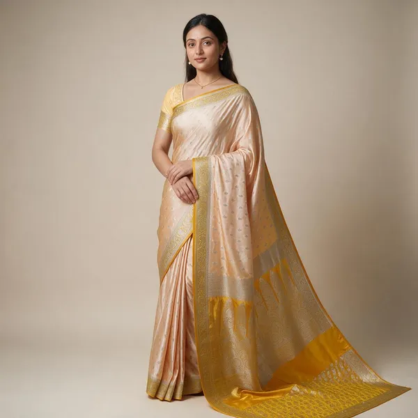 Banarasi_Mushroo_Silk_Contrast_Saree