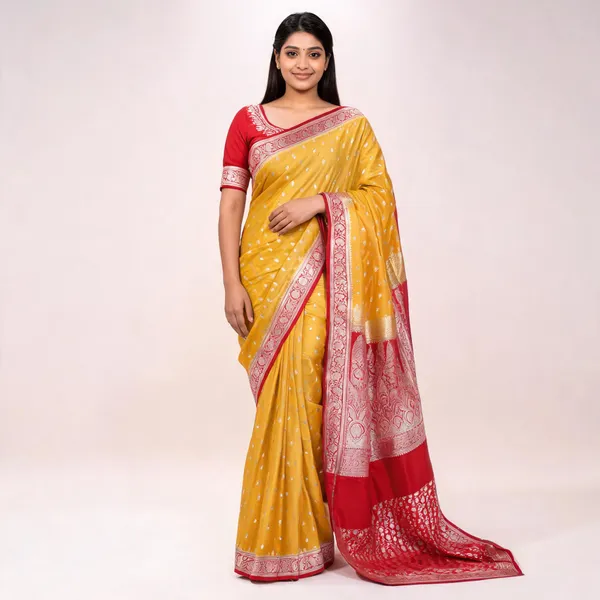 Banarasi_Mushroo_Silk_Contrast_Saree