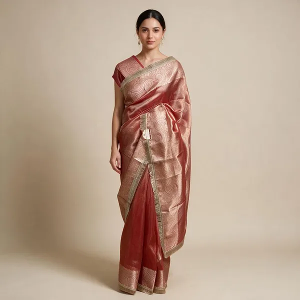Banarasi_Tissue_Saree_With_Lace
