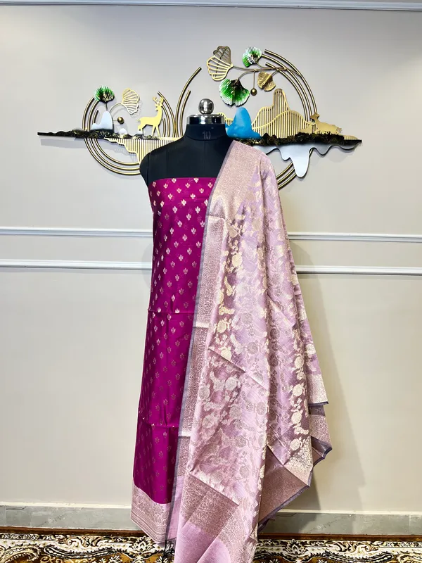 Lavender_Woven_Floral_Suit_for_Women