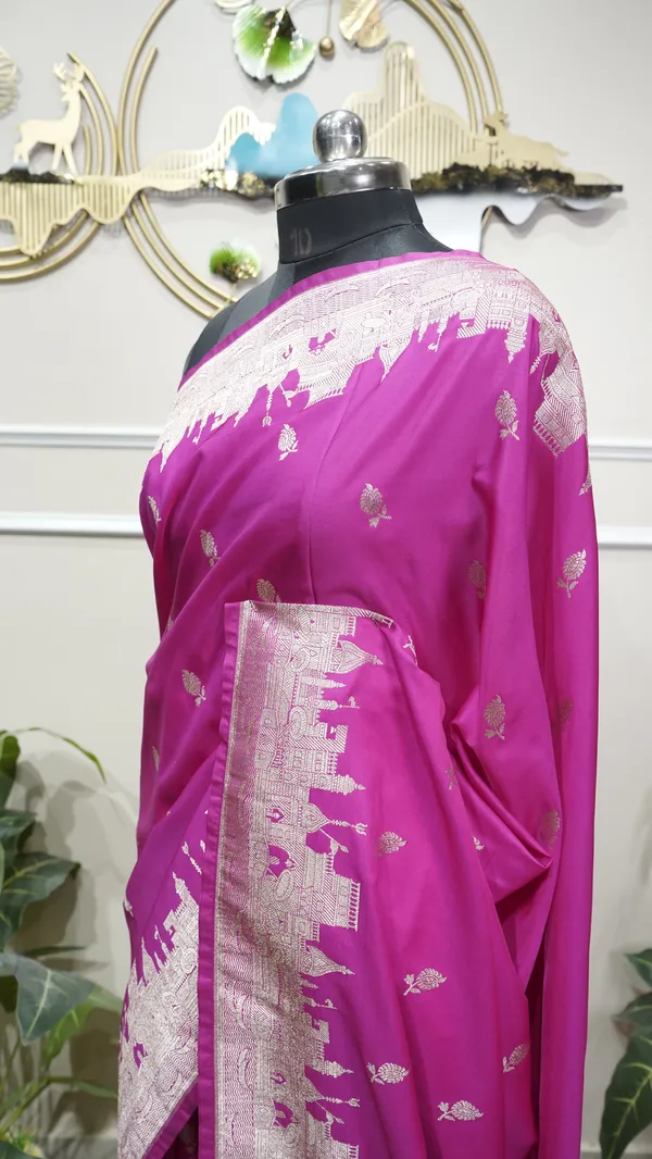Pure_Mushroo_Silk_Banarasi_Ghaat_Saree