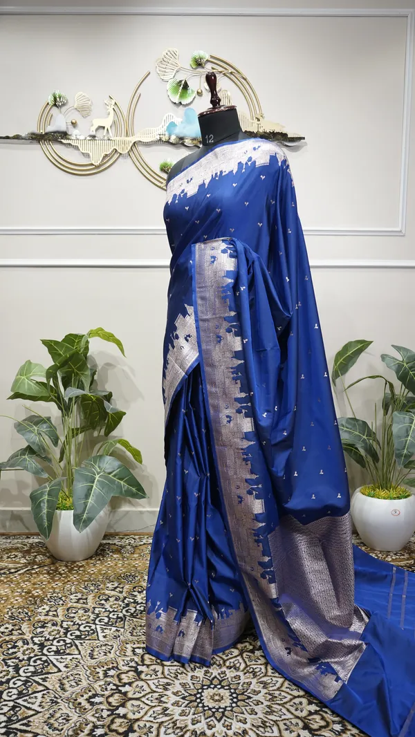 Pure_Mushroo_Silk_Banarasi_Ghaat_Saree