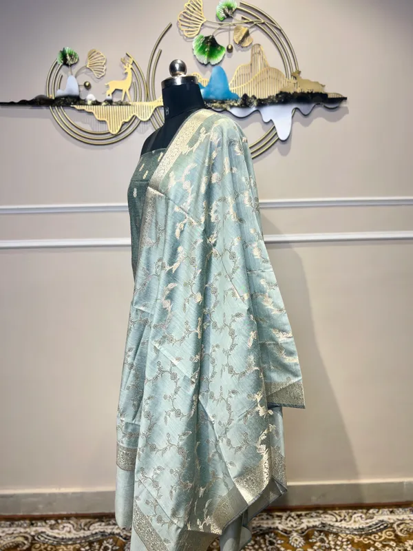 Light_Blue_Woven_Floral_Suit_for_Women