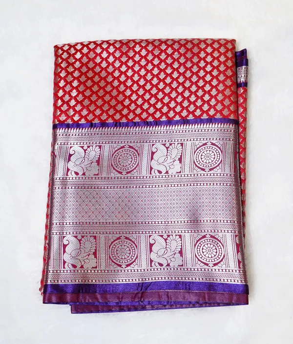 Banarasi_Raw_Silk_Saree_With_Paithni_Boarder