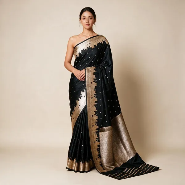 Pure_Mushroo_Silk_Banarasi_Ghaat_Saree