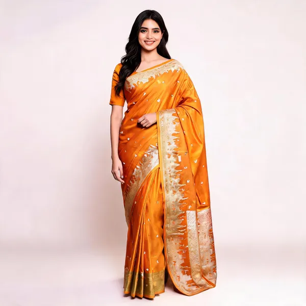 Pure_Mushroo_Silk_Banarasi_Ghaat_Saree