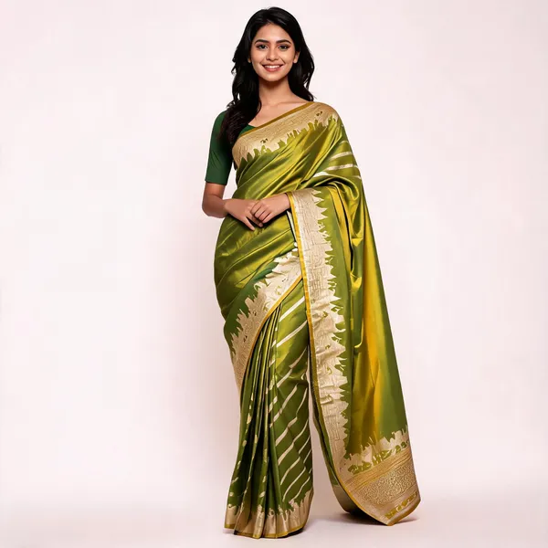Pure_Mushroo_Silk_Banarasi_Ghaat_Saree