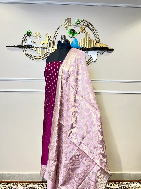 Lavender_Woven_Floral_Suit_for_Women