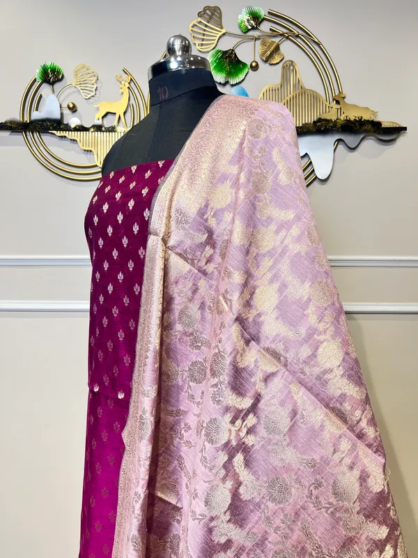 Lavender_Woven_Floral_Suit_for_Women