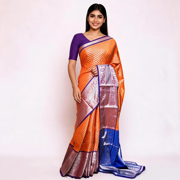 Banarasi_Raw_Silk_Saree_With_Paithni_Boarder