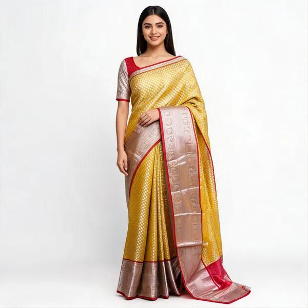 Banarasi_Raw_Silk_Saree_With_Paithni_Boarder