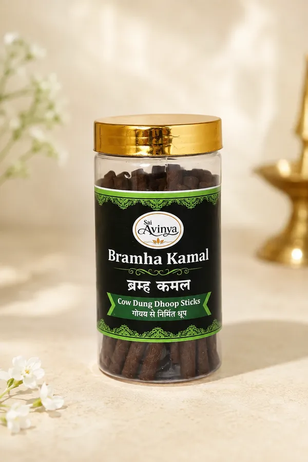 Sai_Avinya_Brahma_Kamal_Cow_Dung_Dhoop_Sticks_Pack_Of_3