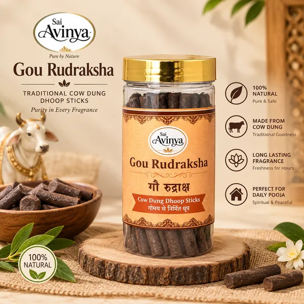 Sai_Avinya_Gau_Rudraksha,_Soan_Chafa_&_Brahma_Kamal_Cow_Dung_Dhoop_Sticks_Pack_Of_3
