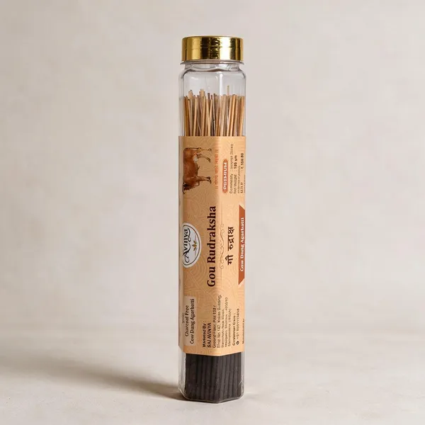 Sai_Avinya_Gau_Rudraksha_Earthy_Woody_Cow_Dung_Incense_Sticks_Pack_Of_3