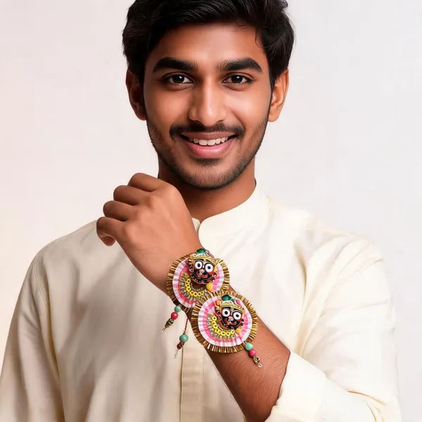 Sidharth_Enterprises_Ad_Stone_Rakhi_Multicolour_-_Pack_of_2