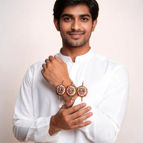 Sidharth_Enterprises_Ad_Stone_Multicolour_Rakhi_-_Pack_of_3