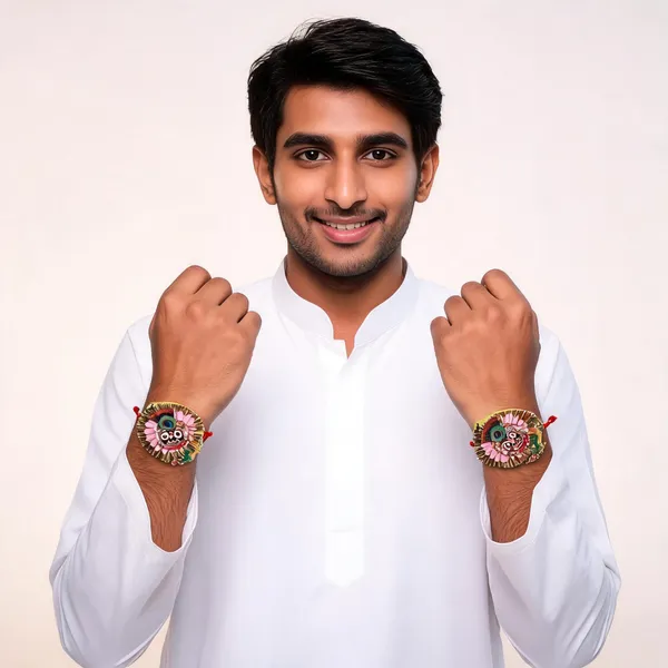 Sidharth_Enterprises_Ad_Stone_Multicolour_Rakhi_-_Pack_of_2
