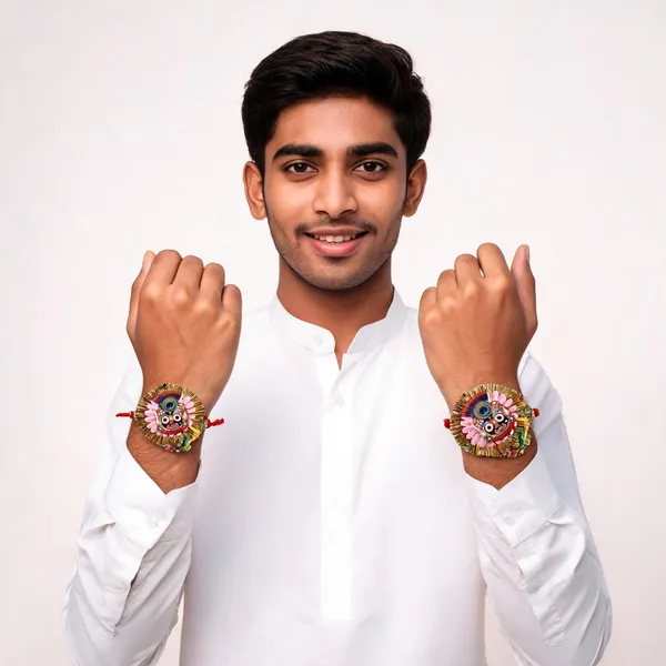 Sidharth_Enterprises_Ad_Stone_Multicolour_Rakhi_-_Pack_of_2