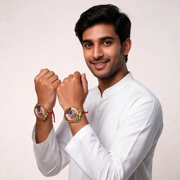 Sidharth_Enterprises_Ad_Stone_Multicolour_Rakhi_-_Pack_of_2