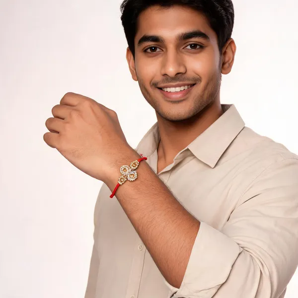 Sidharth_Enterprises_Ad_Stone_Rakhi_Red_&_Gold
