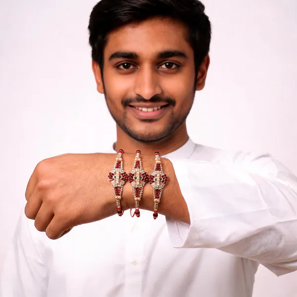 Sidharth_Enterprises_Ad_Stone_Multicolour_Rakhi_-_Pack_of_3