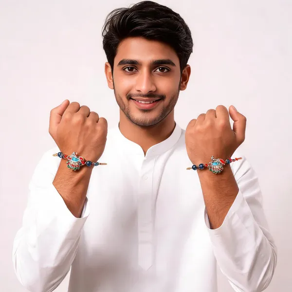 Sidharth_Enterprises_Ad_Stone_Rakhi_Multicolour_-_Pack_of_3