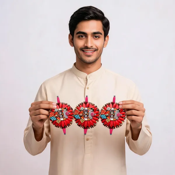 Sidharth_Enterprises_Ad_Stone_Rakhi_Multicolour_-_Pack_of_3