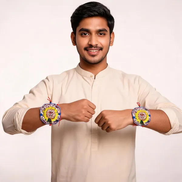 Sidharth_Enterprises_Ad_Stone_Multicolour_Rakhi_-_Pack_of_3