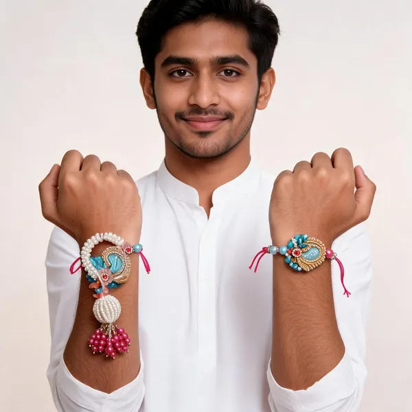 Sidharth_Enterprises_Ad_Stone_Rakhi_Multicolor