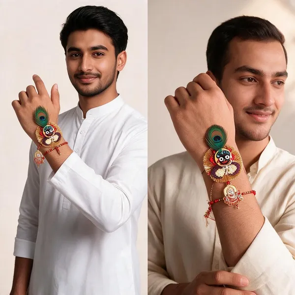 Sidharth_Enterprises_Ad_Stone_Multicolour_Rakhi_-_Pack_of_2